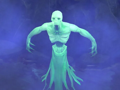 The Shard Wisp, a pale green spirit